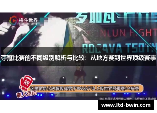 夺冠比赛的不同级别解析与比较：从地方赛到世界顶级赛事